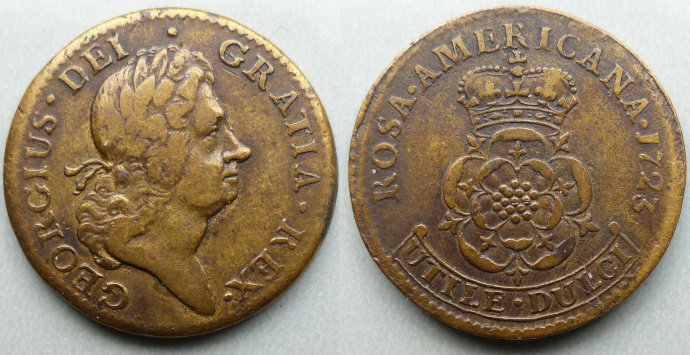 1723 Rosa Americana penny